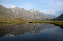 mountain reflected in lake at thanpattan 2